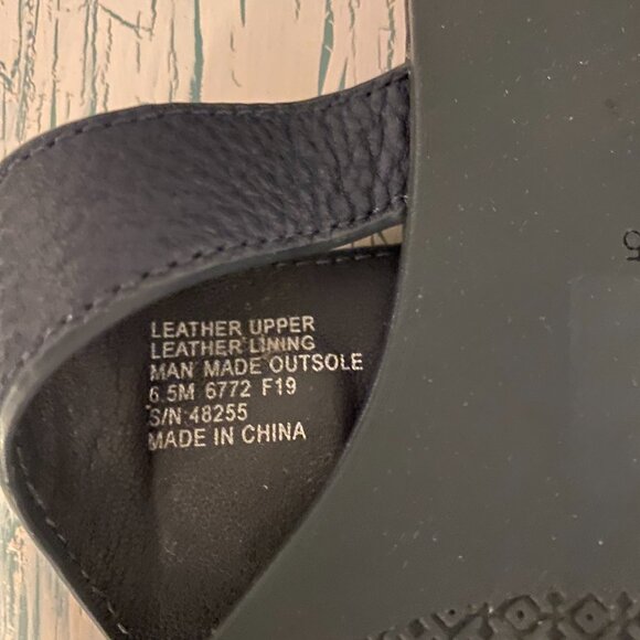 Tory Burch Jolie Dark Navy Thong Sandal 6.5 - Picture 5 of 9